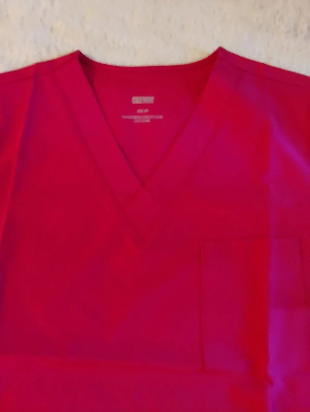 🌺 NWT Cozyfit Bright Pink Medical Scrub Set - Picture 5 of 15